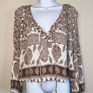 California Moonrise long sleeve blouse